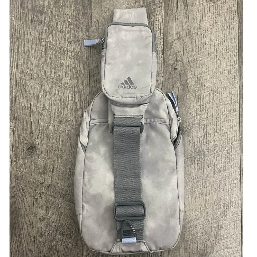Adidas Essentials‎ 2 Sling Crossbody Bag Stone Gray Heathered Unisex